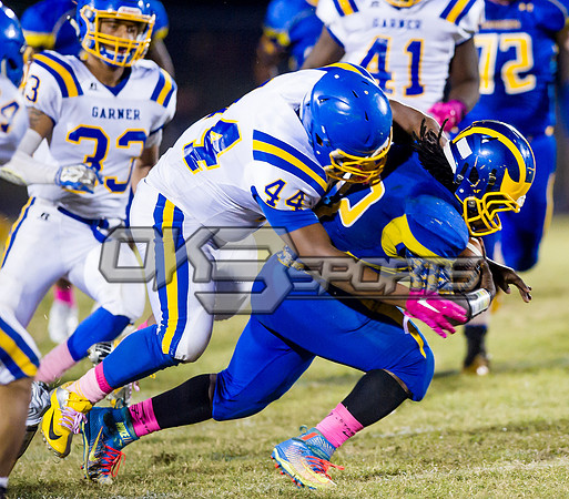Olen C. Kelley III's coverage of the Garner Trojans and East Wake Warriors football game