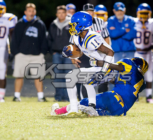 Olen C. Kelley III's coverage of the Garner Trojans and East Wake Warriors football game