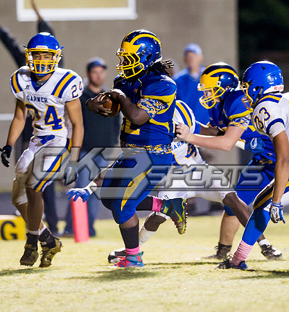 Olen C. Kelley III's coverage of the Garner Trojans and East Wake Warriors football game