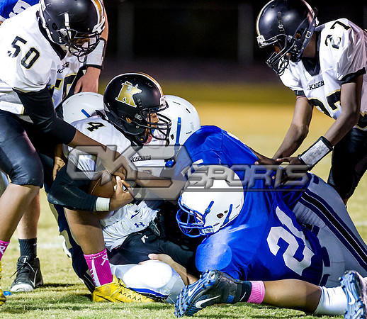 Olen C. Kelley III's coverage of the JV Clayton Comets and Knightdale Knights