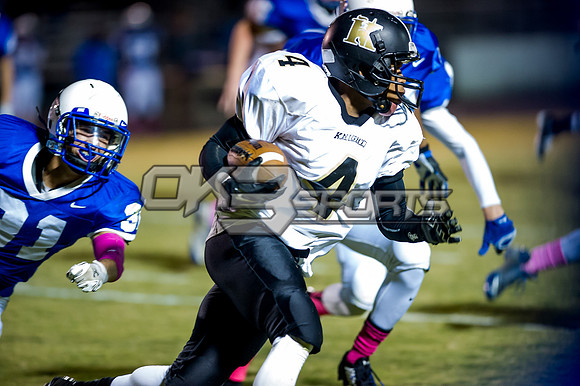 Olen C. Kelley III's coverage of the JV Clayton Comets and Knightdale Knights