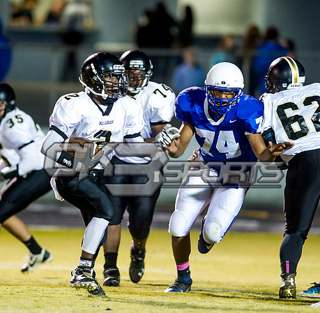 Olen C. Kelley III's coverage of the JV Clayton Comets and Knightdale Knights