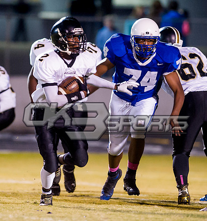 Olen C. Kelley III's coverage of the JV Clayton Comets and Knightdale Knights