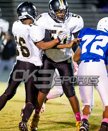 Olen C. Kelley III's coverage of the JV Clayton Comets and Knightdale Knights