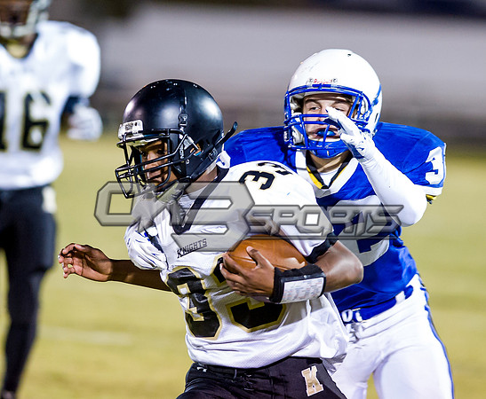Olen C. Kelley III's coverage of the JV Clayton Comets and Knightdale Knights