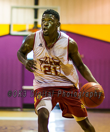Olen C. Kelley III's coverage of the Garnet and White benefit scrimmage basketball game