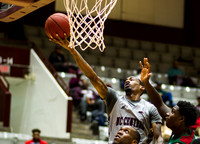 Olen C. Kelley's coverage of the Mississippi Valley Devils and North Carolina Central Eagles duriing a MEAC basketball game