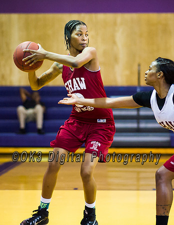 Olen C. Kelley III's coverage of the Garnet and White benefit scrimmage basketball game