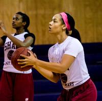 Olen C. Kelley III's coverage of the Garnet and White benefit scrimmage basketball game