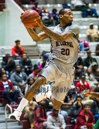 Olen C. Kelley's coverage of the Mississippi Valley Devils and North Carolina Central Eagles duriing a MEAC basketball game