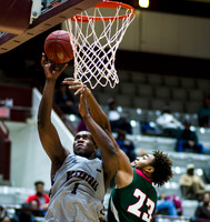 Olen C. Kelley's coverage of the Mississippi Valley Devils and North Carolina Central Eagles duriing a MEAC basketball game