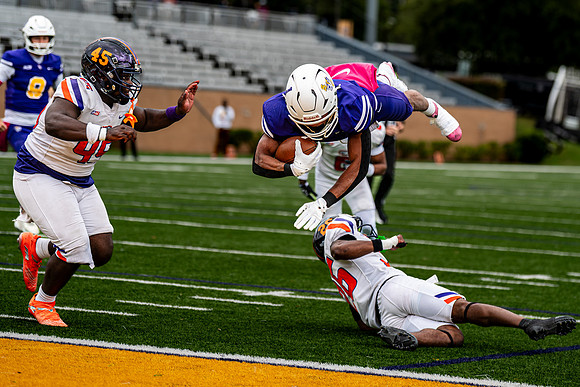 COLUMBIA, S.C. (Oct. 17, 2026) Benedict College defeated Edward Waters University, 45-24, in its homecoming game, a Southern Intercollegiate Athletic Conference football matchup on Saturday, October 1