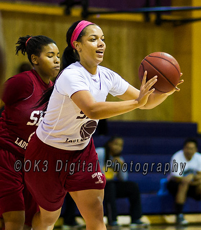 Olen C. Kelley III's coverage of the Garnet and White benefit scrimmage basketball game