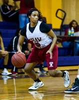 Olen C. Kelley III's coverage of the Garnet and White benefit scrimmage basketball game