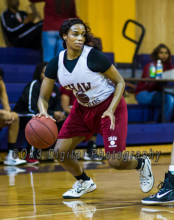 Olen C. Kelley III's coverage of the Garnet and White benefit scrimmage basketball game
