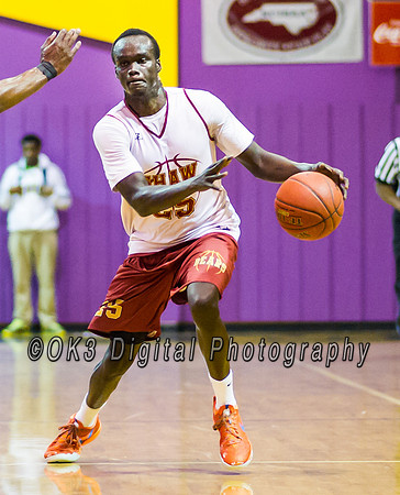 Olen C. Kelley III's coverage of the Garnet and White benefit scrimmage basketball game
