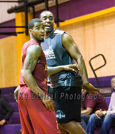Olen C. Kelley III's coverage of the Garnet and White benefit scrimmage basketball game