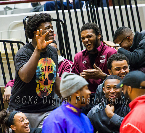Olen C. Kelley's coverage of the Mississippi Valley Devils and North Carolina Central Eagles duriing a MEAC basketball game