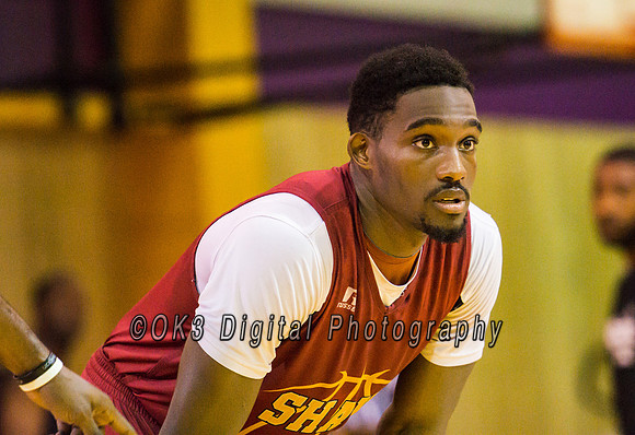 Olen C. Kelley III's coverage of the Garnet and White benefit scrimmage basketball game