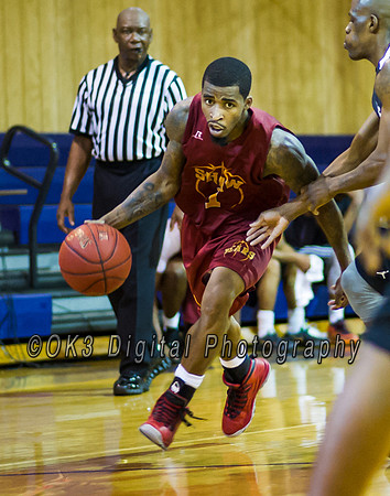 Olen C. Kelley III's coverage of the Garnet and White benefit scrimmage basketball game