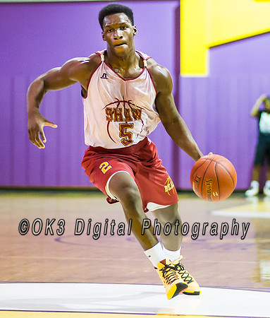 Olen C. Kelley III's coverage of the Garnet and White benefit scrimmage basketball game