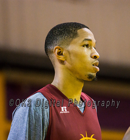 Olen C. Kelley III's coverage of the Garnet and White benefit scrimmage basketball game