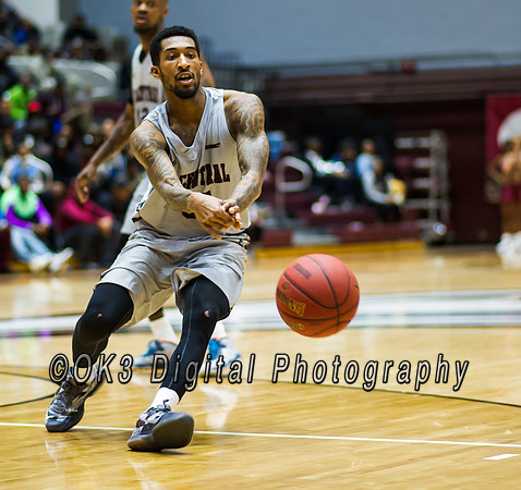 Olen C. Kelley's coverage of the Mississippi Valley Devils and North Carolina Central Eagles duriing a MEAC basketball game