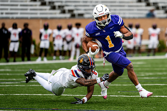 COLUMBIA, S.C. (Oct. 17, 2026) Benedict College defeated Edward Waters University, 45-24, in its homecoming game, a Southern Intercollegiate Athletic Conference football matchup on Saturday, October 1