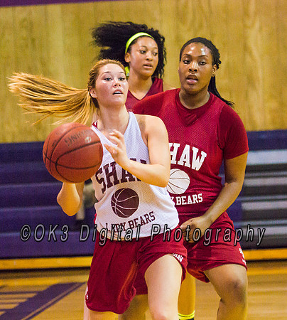 Olen C. Kelley III's coverage of the Garnet and White benefit scrimmage basketball game