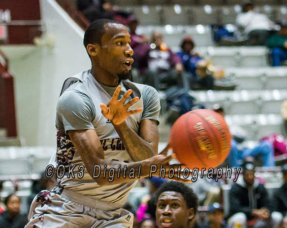 Olen C. Kelley's coverage of the Mississippi Valley Devils and North Carolina Central Eagles duriing a MEAC basketball game