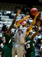 Olen C. Kelley's coverage of the Mississippi Valley Devils and North Carolina Central Eagles duriing a MEAC basketball game