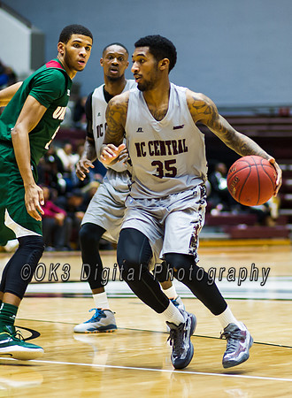 Olen C. Kelley's coverage of the Mississippi Valley Devils and North Carolina Central Eagles duriing a MEAC basketball game