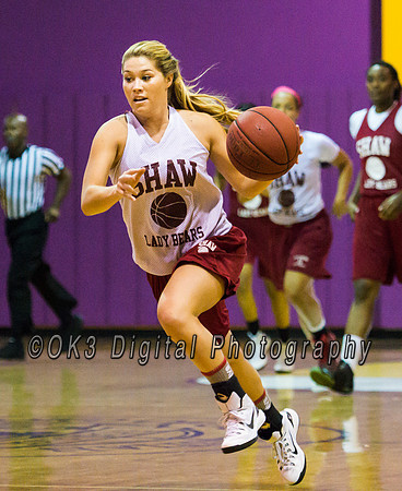 Olen C. Kelley III's coverage of the Garnet and White benefit scrimmage basketball game