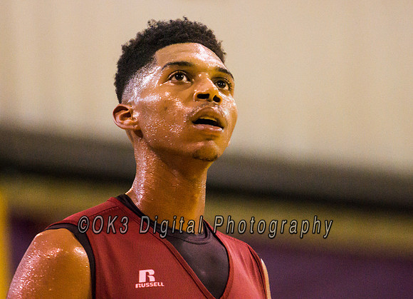 Olen C. Kelley III's coverage of the Garnet and White benefit scrimmage basketball game