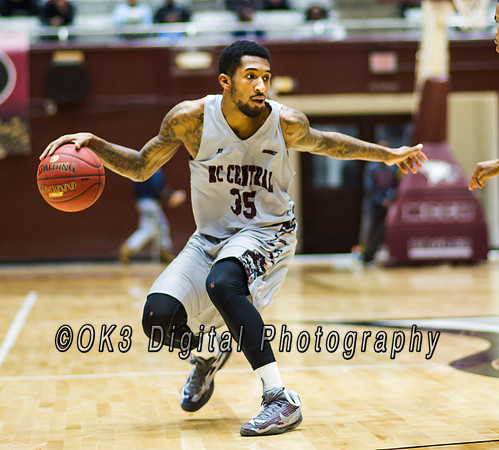 Olen C. Kelley's coverage of the Mississippi Valley Devils and North Carolina Central Eagles duriing a MEAC basketball game