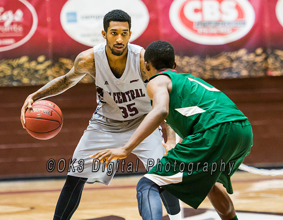 Olen C. Kelley's coverage of the Mississippi Valley Devils and North Carolina Central Eagles duriing a MEAC basketball game
