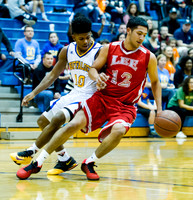 Olen C. Kelley III's coverage of the Samuel Clemens vs Lee boys basketball game
