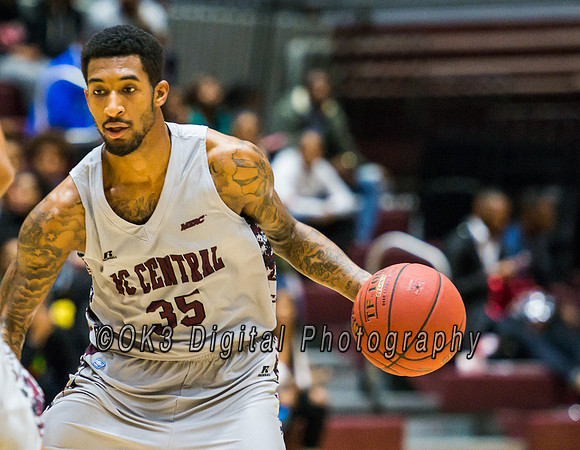 Olen C. Kelley's coverage of the Mississippi Valley Devils and North Carolina Central Eagles duriing a MEAC basketball game