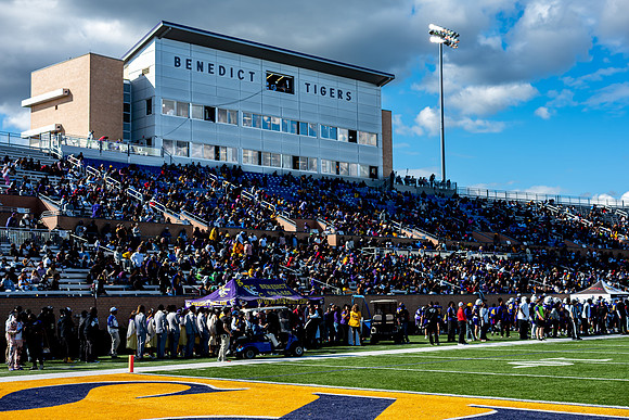 COLUMBIA, S.C. (Oct. 17, 2026) Benedict College defeated Edward Waters University, 45-24, in its homecoming game, a Southern Intercollegiate Athletic Conference football matchup on Saturday, October 1