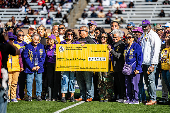 COLUMBIA, S.C. (Oct. 17, 2026) Benedict College defeated Edward Waters University, 45-24, in its homecoming game, a Southern Intercollegiate Athletic Conference football matchup on Saturday, October 1