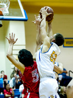 Olen C. Kelley III's coverage of the Samuel Clemens vs Lee boys basketball game