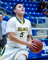 OK3Sports coverage of the boys varsity basketball game featuring The Holmes Huskies vs The Clark Cougars