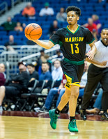 OK3Sports coverage of the Conference 3A Semifinal 2017 UIL Boys Basketball State Tournament featuring The Madison Trojans vs The Santa Rosa Warriors