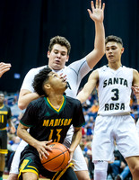 OK3Sports coverage of the Conference 3A Semifinal 2017 UIL Boys Basketball State Tournament featuring The Madison Trojans vs The Santa Rosa Warriors