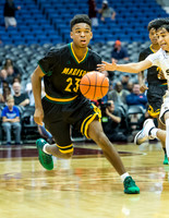 OK3Sports coverage of the Conference 3A Semifinal 2017 UIL Boys Basketball State Tournament featuring The Madison Trojans vs The Santa Rosa Warriors