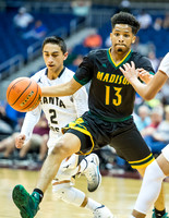 OK3Sports coverage of the Conference 3A Semifinal 2017 UIL Boys Basketball State Tournament featuring The Madison Trojans vs The Santa Rosa Warriors