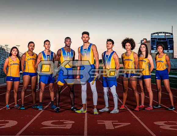 OK3Sports coverage of the Clemens Group Track and Field Photo shoot