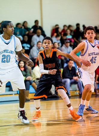 Riverwood Middle Vs Cleveland Boys BBall