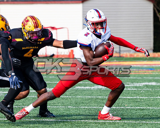 OK3Sports coverage of the high school football game featuring Bishop McNamara Mustangs and the DeMatha Staggs