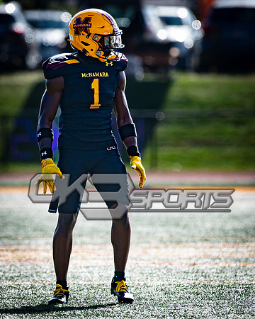 OK3Sports coverage of the high school football game featuring Bishop McNamara Mustangs and the DeMatha Staggs